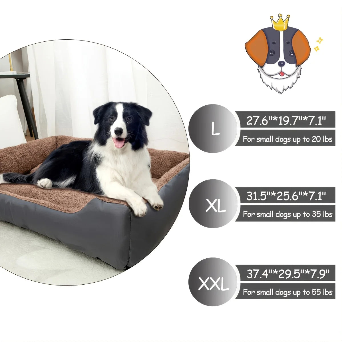 Breathable Sofa Style Dog Bed
