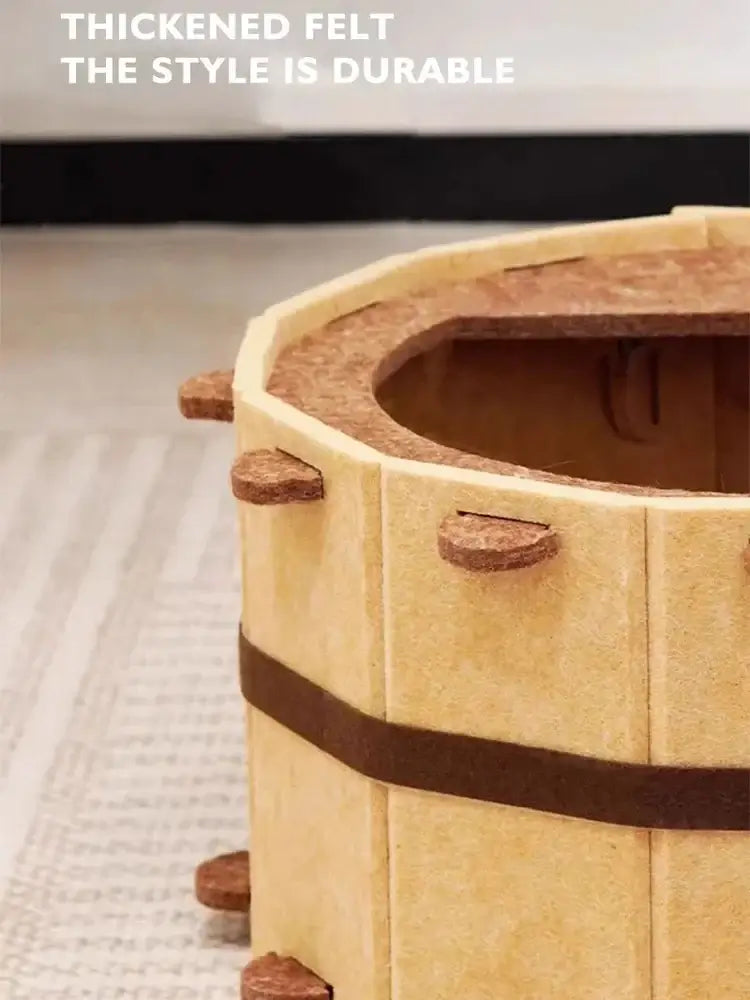 Semi Enclosed Felt Cat House