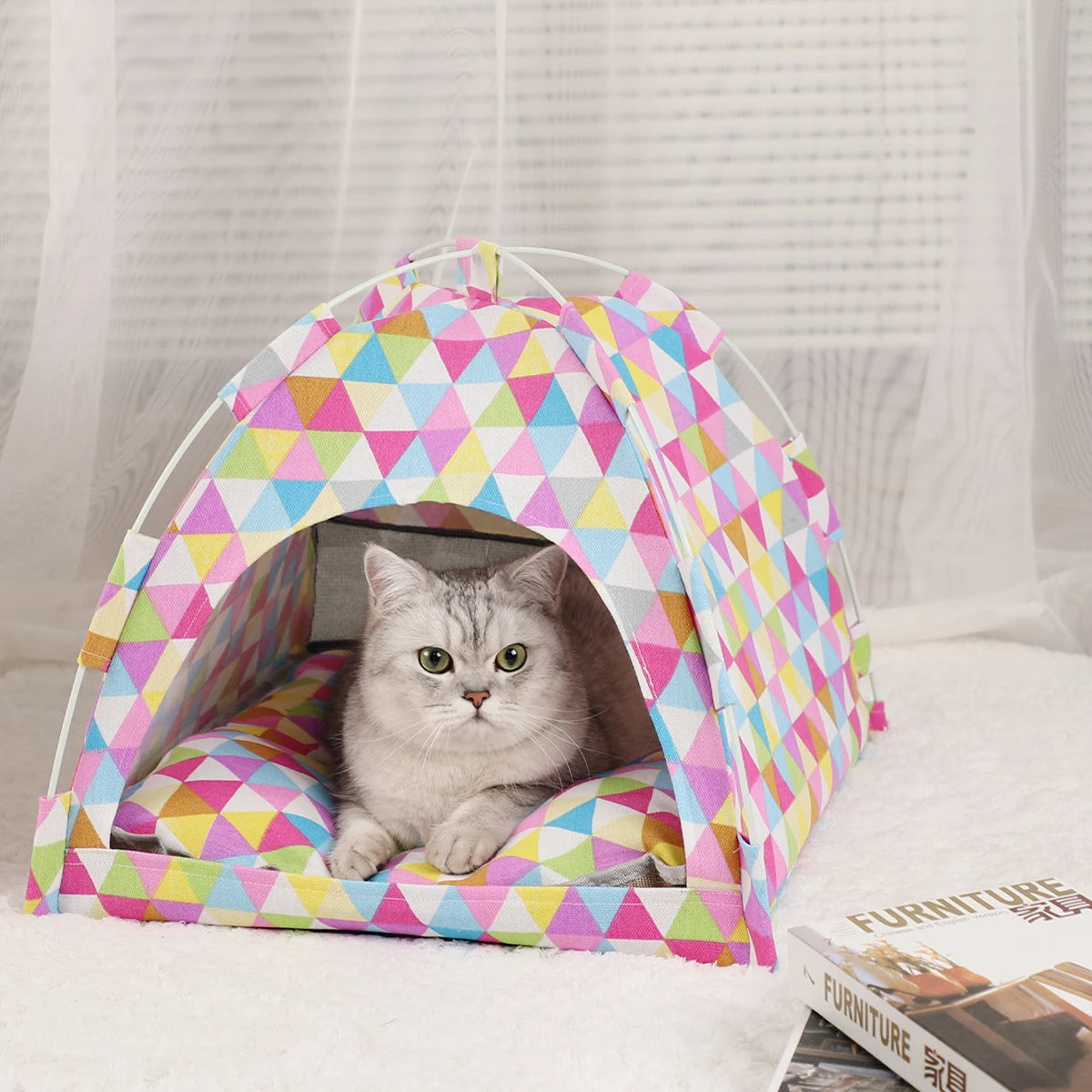 Breathable Cat Tent Resting Bed