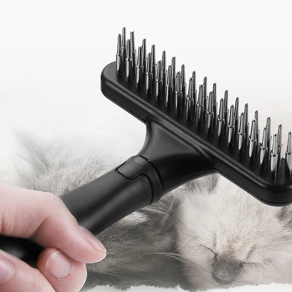 Stainless Steel Pet Grooming Rake