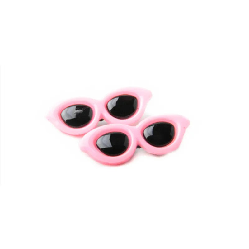 Heart Sunglasses Pet Hair Clips