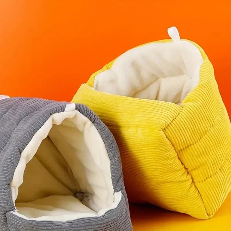 Warm Plush Bird Sleeping Hut