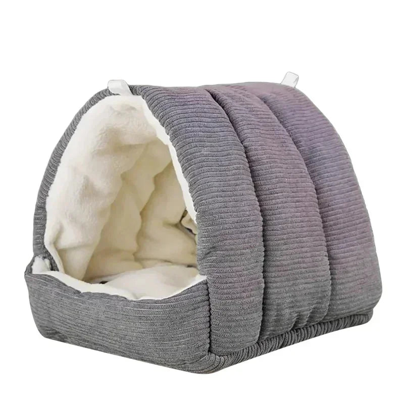 Warm Plush Bird Sleeping Hut