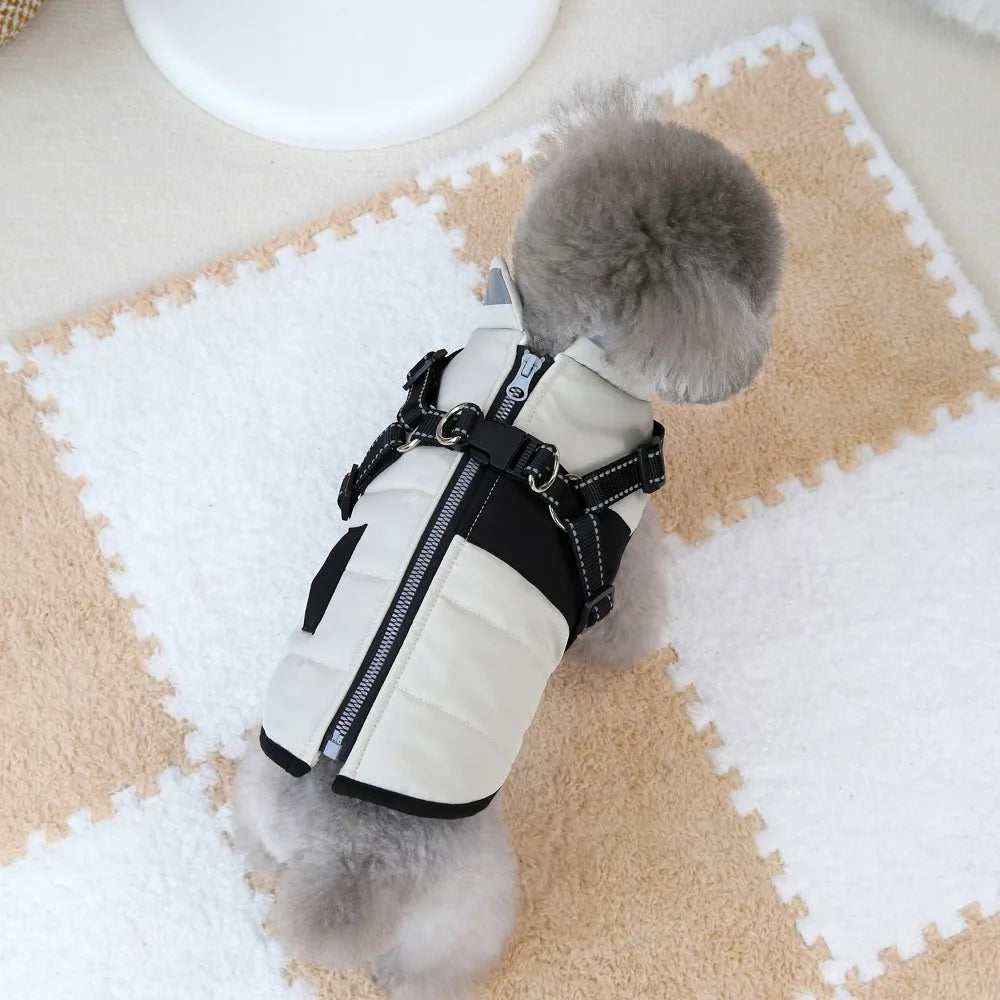 Reflective Waterproof Zipper Dog Jacket