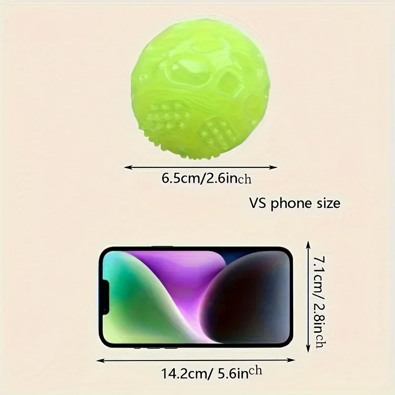 Glow In Dark Squeaky Ball