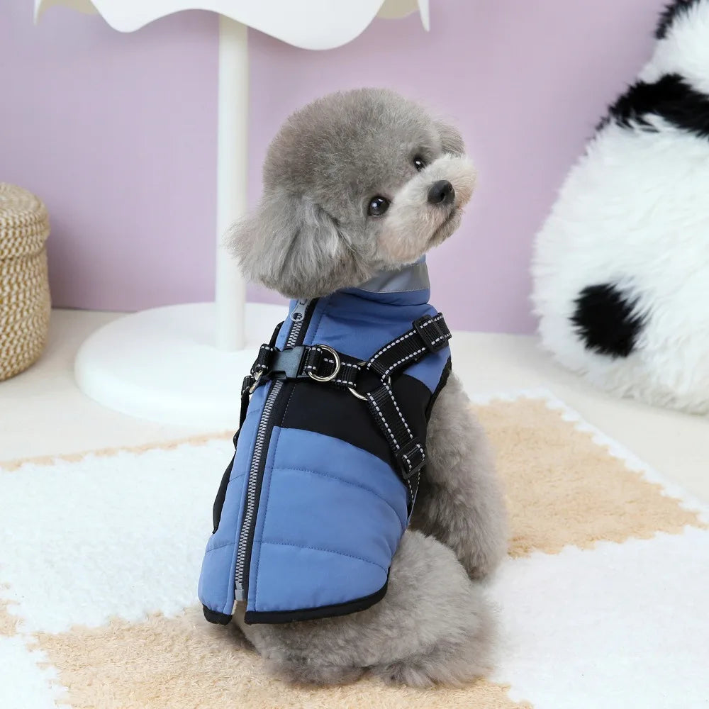 Reflective Waterproof Zipper Dog Jacket