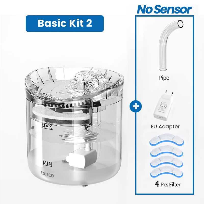 ROJECO Automatic Cat Water Fountain