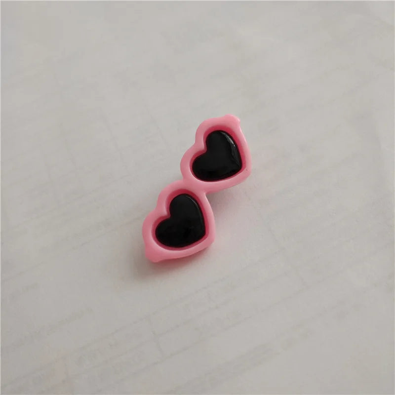 Heart Sunglasses Pet Hair Clips