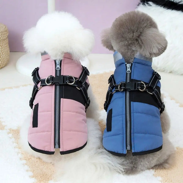Reflective Waterproof Zipper Dog Jacket