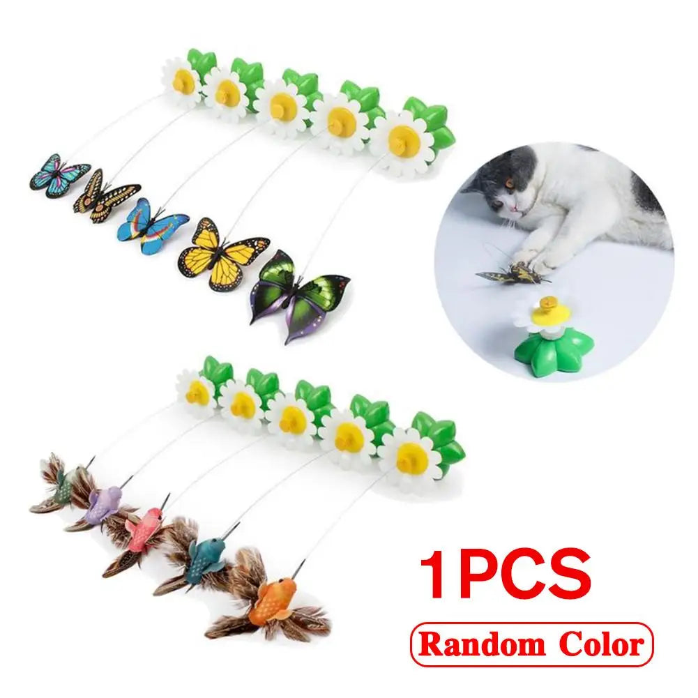 Rotating Butterfly Interactive Cat Toy
