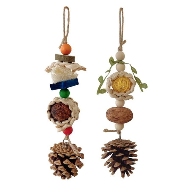 Pinecone Rope Parrot Chew Toy
