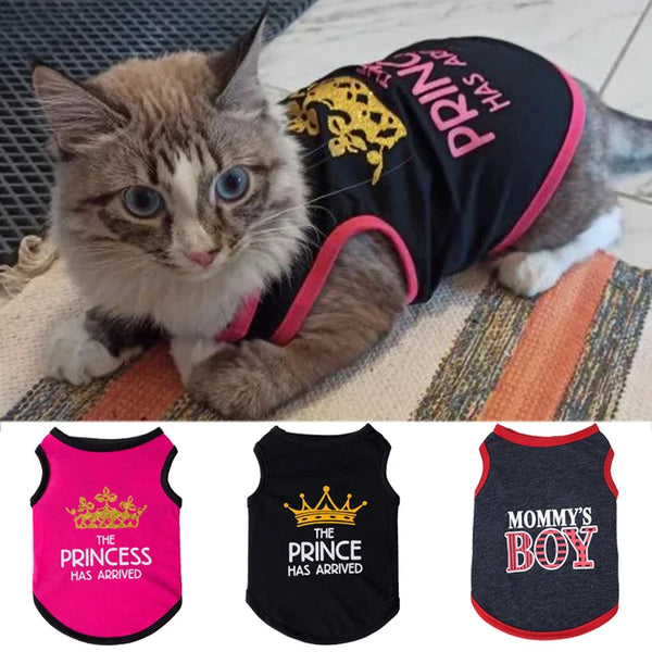 Printed Mesh Sphynx Cat Vest