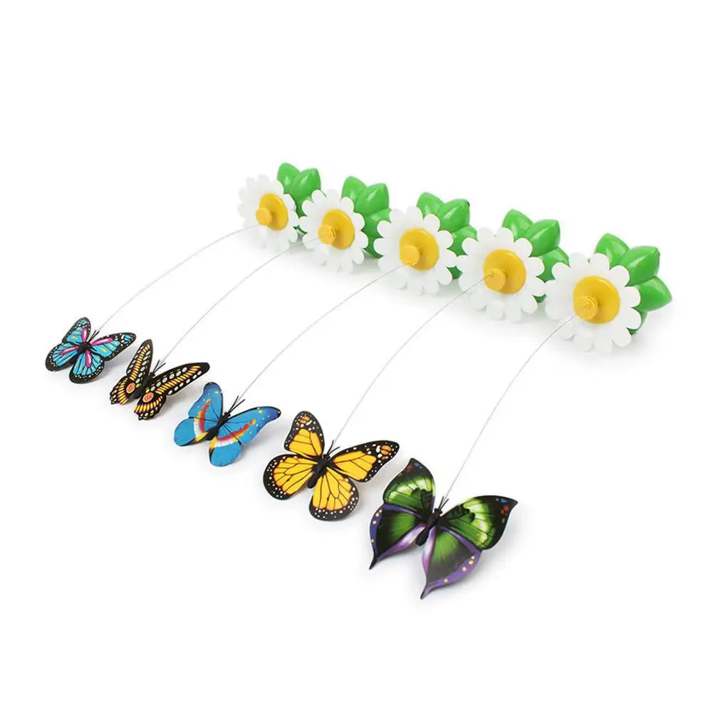 Rotating Butterfly Interactive Cat Toy