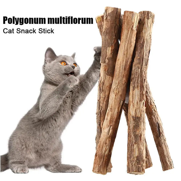 Natural Wooden Cat Chew Sticks