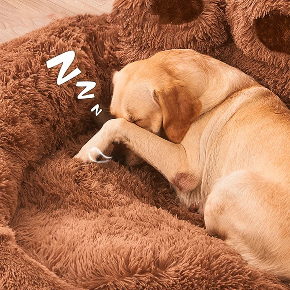 Warm Plush Dog Sofa Bed