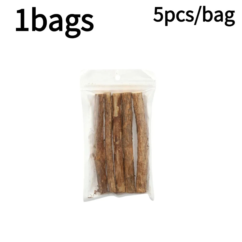 Natural Wooden Cat Chew Sticks