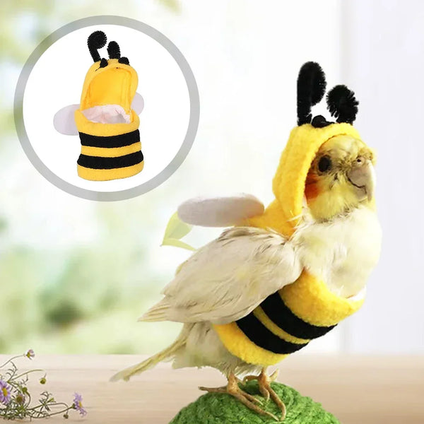 Bee Costume For Pet Parrots