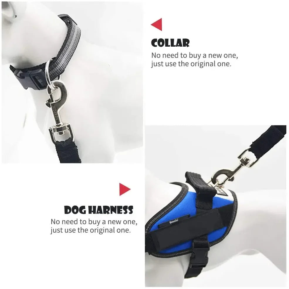 Adjustable Pet Car Safety Tether