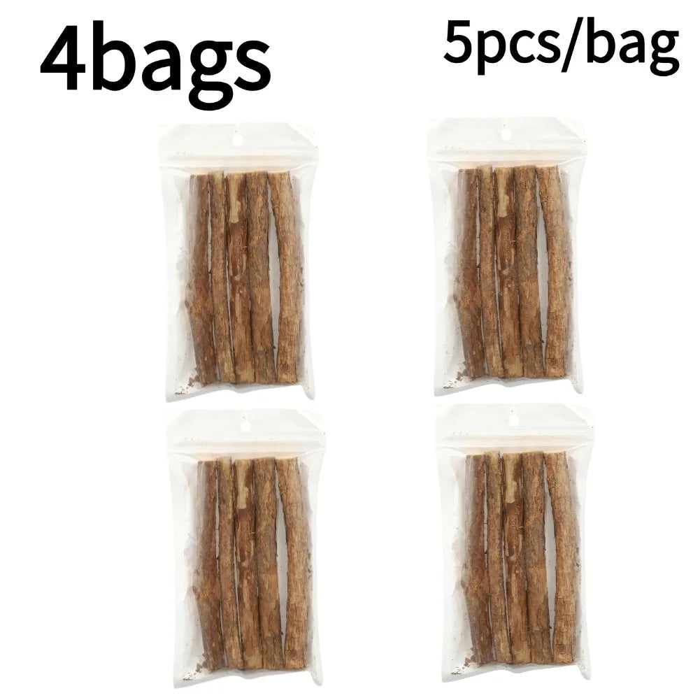 Natural Wooden Cat Chew Sticks