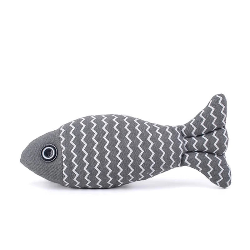 Fish Shaped Cat Kicker Toy