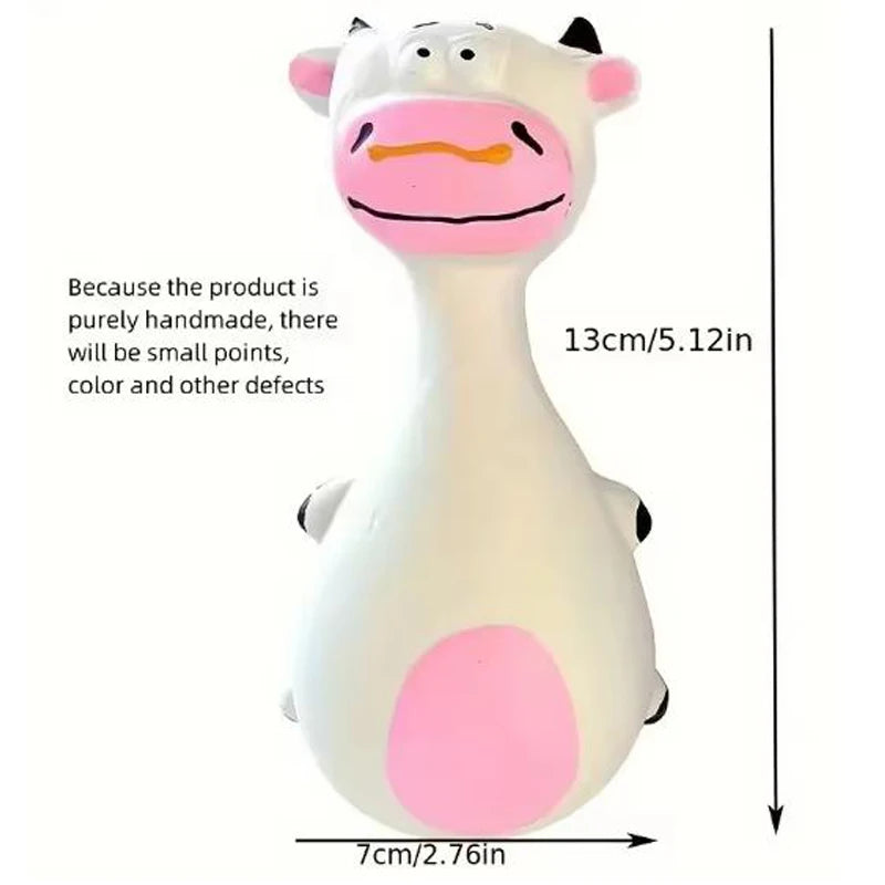 Squeaky Animal Shape Rubber Toy