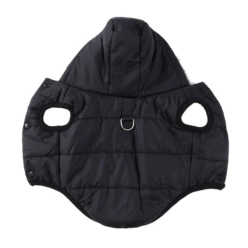 Hooded Fleece Waterproof Pet Jacket