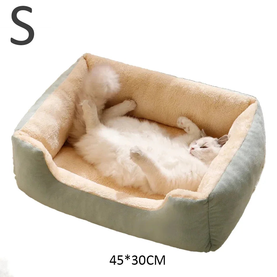 Plush Round Cat Nest Bed