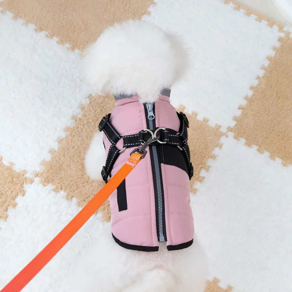 Reflective Waterproof Zipper Dog Jacket