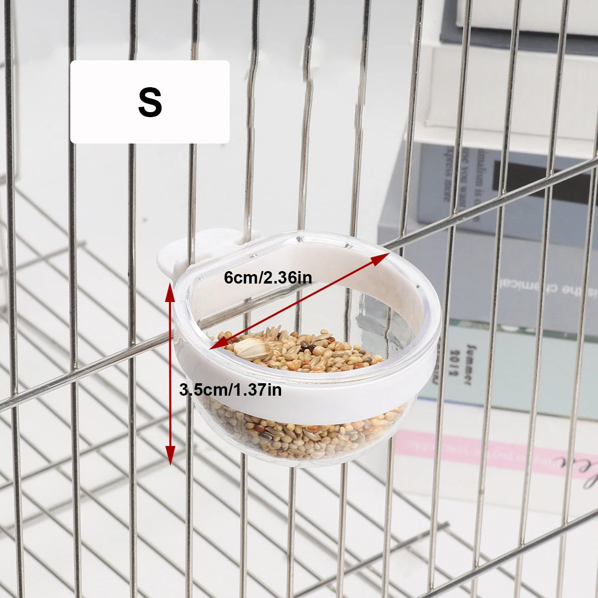 Detachable Hanging Bird Feeding Cup