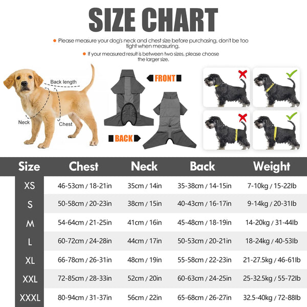 Four Legged Turtleneck Dog Snowsuit
