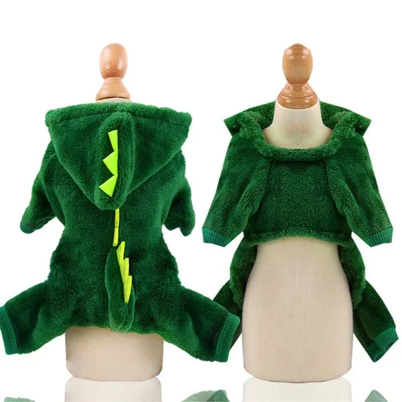 Fleece Dinosaur Pet Costume Hoodie
